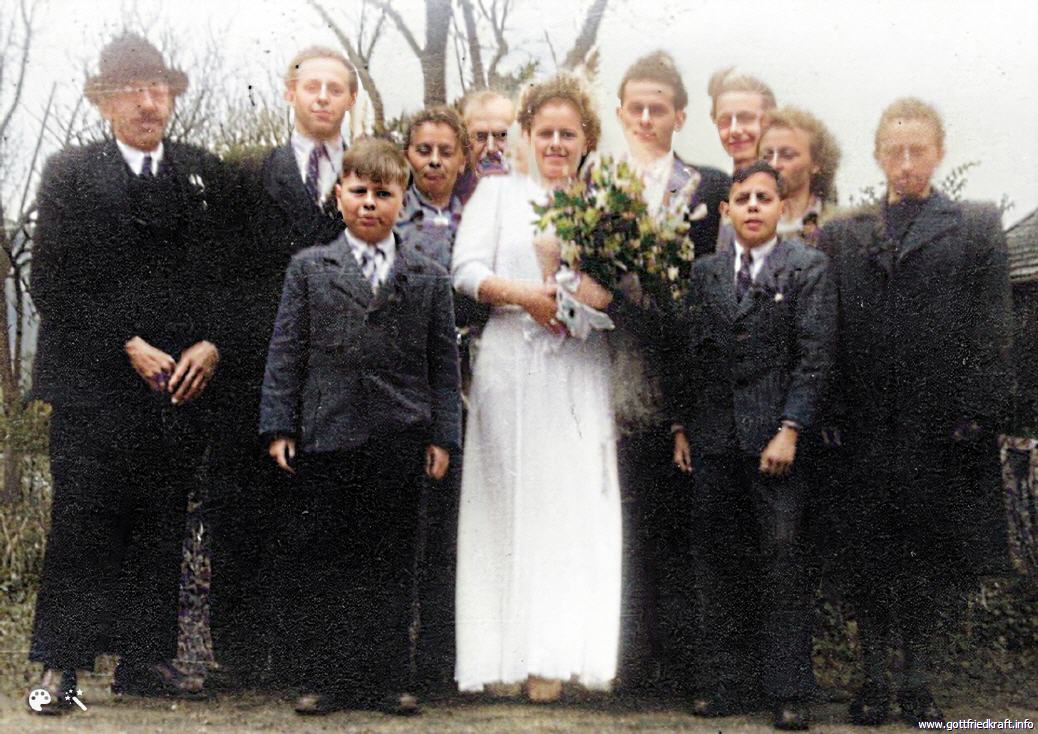 Hochzeit in Linz-Puchenau 1950